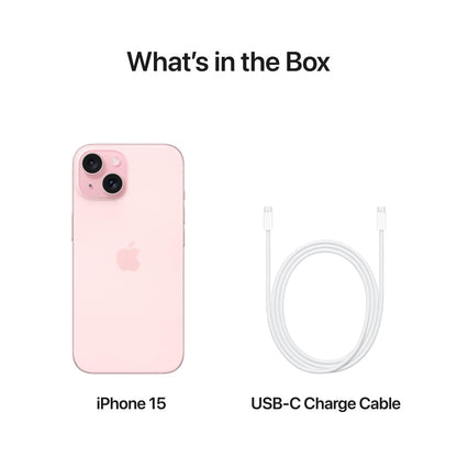 Apple iPhone 15 (128 GB Storage, Pink)