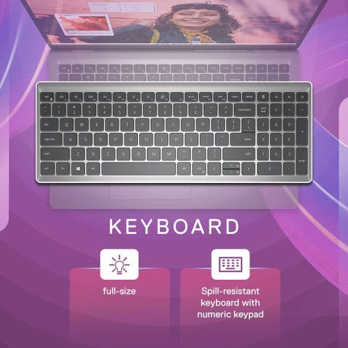 Dell Inspiron 15 Laptop (13th Gen Intel Core i5/ 16GB DDR4 RAM/ 512GB SSD/ 15.6 Inch (39.62 cm) FHD Display/ Intel Iris Xe Graphics/ Backlit Keyboard/ Windows 11/ MS-Office) OIN353034071RINS1MO