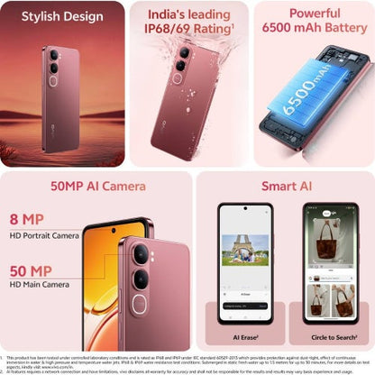 Vivo Y31 5G (4GB RAM/128GB Storage) Rose Red