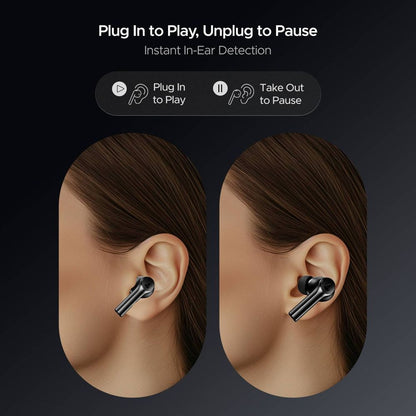 boAt Airdopes 300 TWS Earbuds with AI Environmental Noise Cancellation (IPX4 Water Proof, Splash & Sweat Resistance, 50 Hours Playback, Gunmetal Black)