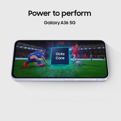 SAMSUNG Galaxy A36 5G (8GB RAM, 128GB, Awesome Lavender)