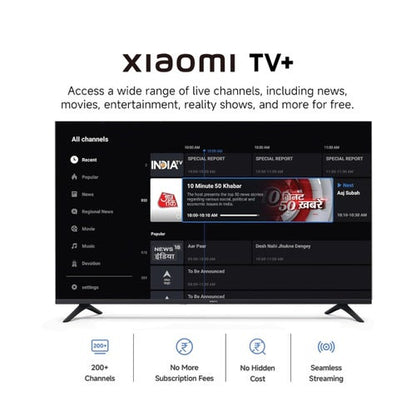 Xiaomi A Series 80cm (32 Inch) HD Google TV - Vivid Picture Engine, Dolby Audio, 8GB Storage, Xiaomi TV+, Google Voice Assistant, Miracast, L32MB-AIN (2025)