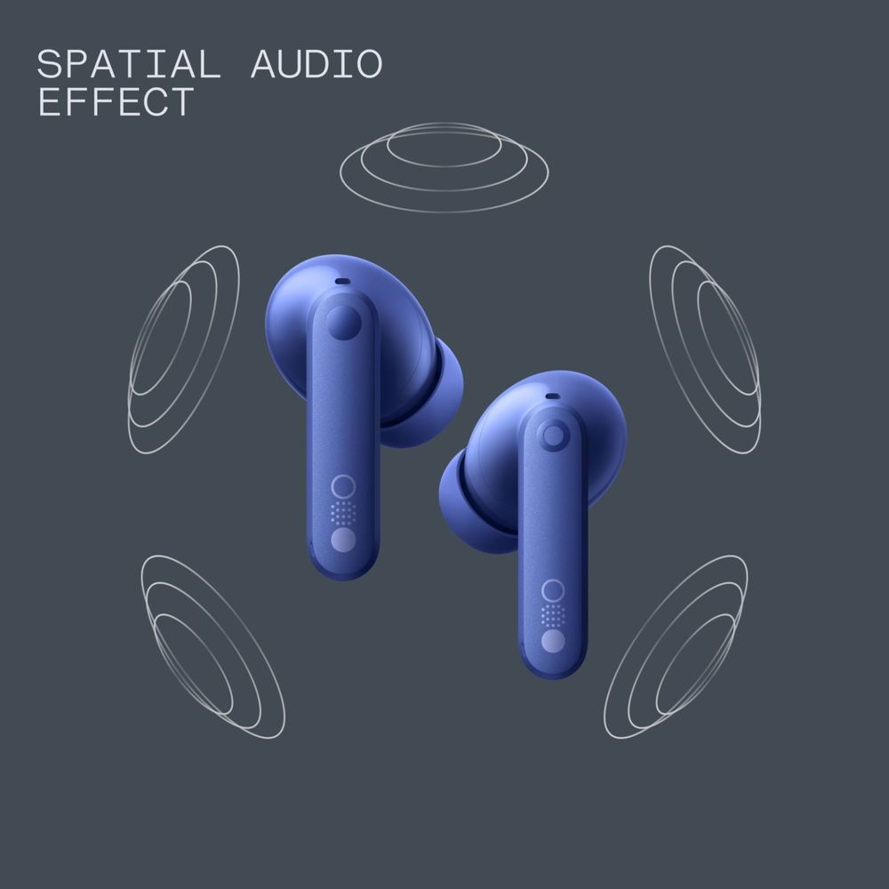 Nothing Buds Pro 2 TWS Earbuds with Active Noise Cancellation (IP55 Water & Dust Resistant, 43 Hours Playback, Blue)