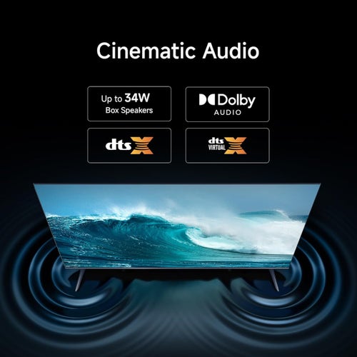 Xiaomi X Series 108cm (43 Inch) 4K Ultra HD Google TV - Dolby Vision, HDR 10, Filmmaker Mode, Dolby Audio, 8GB Storage, Google Cast, Miracast, Google Voice Assistant, L43MB-AIN (2025)